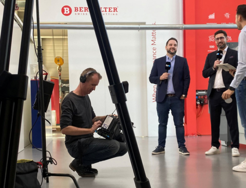 Einblick in die Produktion bei BERHALTER Swiss Die-Cutting im TVO Format Mini Firma